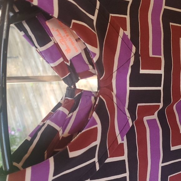 Kate Spade NY Florence Broadhurst Milan 100% Silk Sleeveless Sz. 10 Blouse - Picture 3 of 11